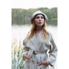 Льняная шапка для бани и сауны